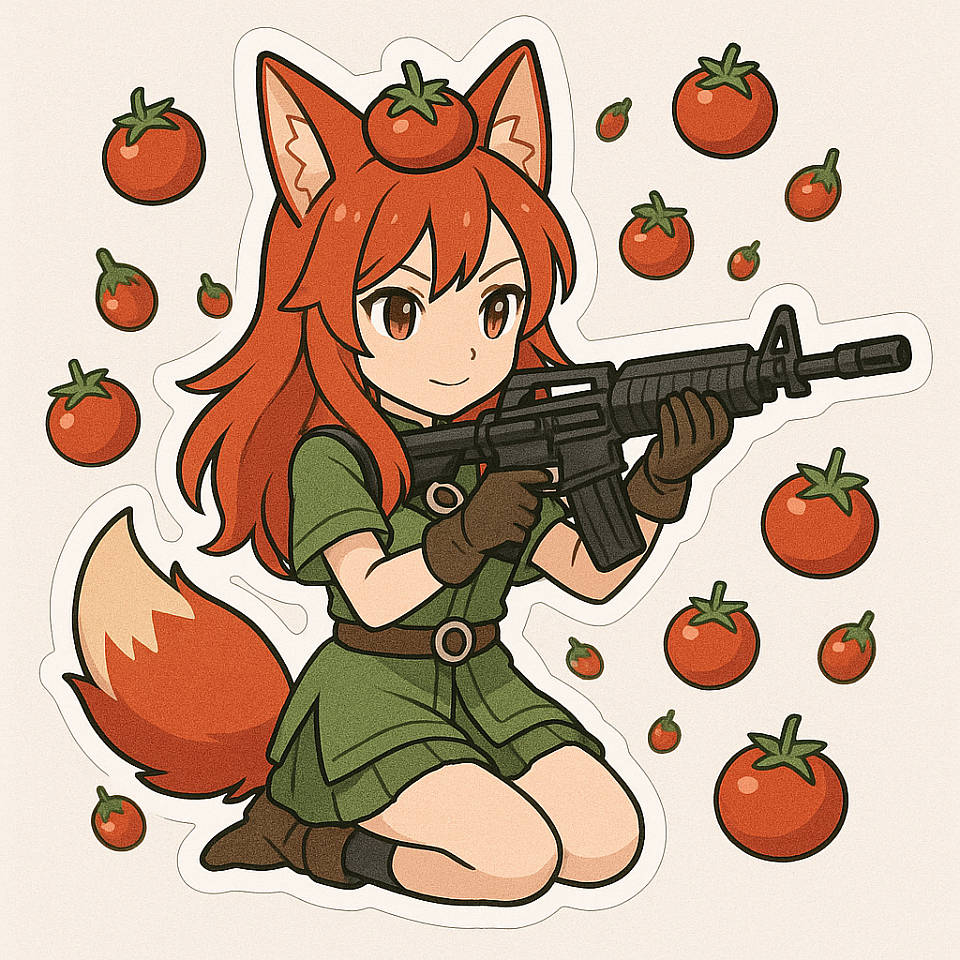 トマトきつね娘